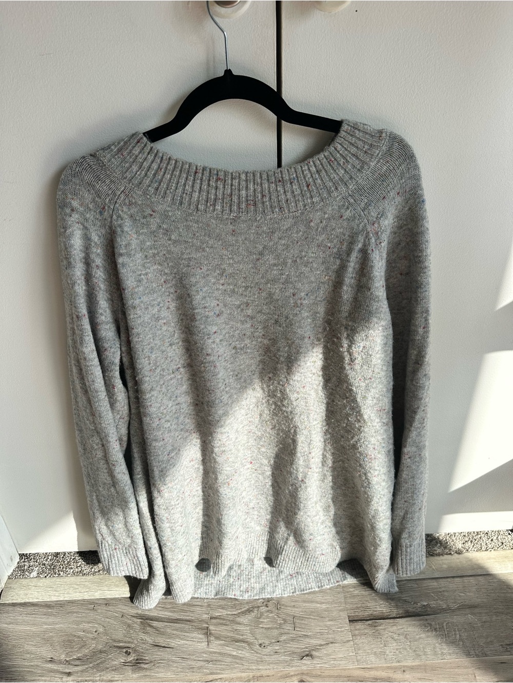 LOFT long sweater with mock neck